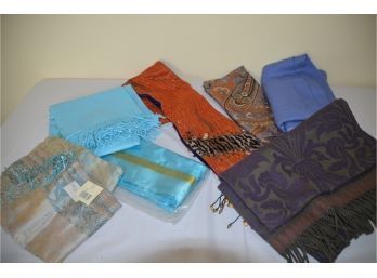 (#93) Assortment Of Shawls And Scarves