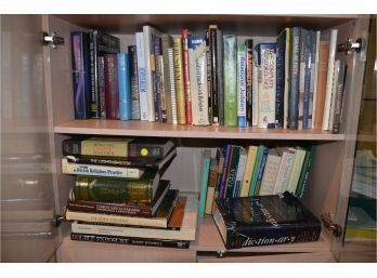 Collection Of Assorted Books (right Bottom 2 Shelves )