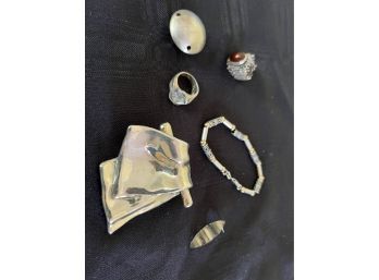 (#128) Sterling Silver Jewelry Items
