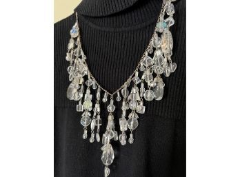 (#118) Costume Crystal Statement Necklace
