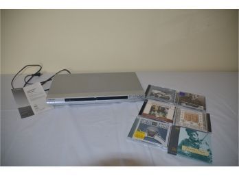 (#81) Sony CD/DVD Player DVP-N5575P And 6 CD's