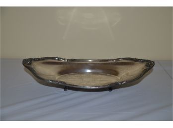 (#3) Silver-plate Serving Tray
