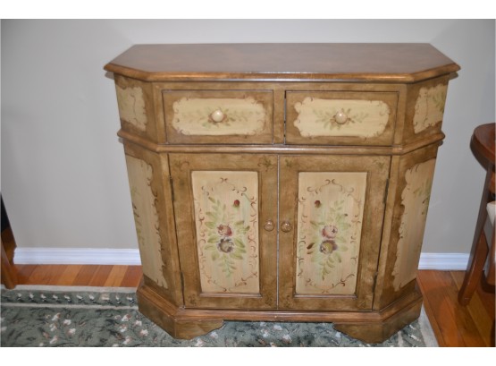 Hand-painted Storage Cabinet Console
