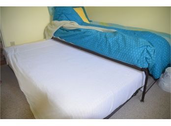 Trundle Bed - Twin Pulls Out To Full Size Includes Mattress (pull Out Easy)