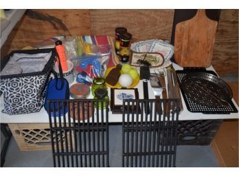 Outdoor Supplies, Iron BBQ Grill Racks, BBQ Tools, Candles