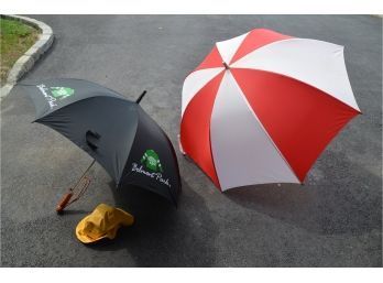Belmont Park Umbrella With Hat And Extra Umbrella