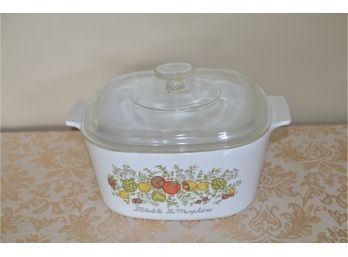 (#45) Vintage Corning Ware 3 Quart With Glass Cover