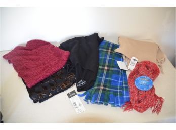 (#261) Assorted Winter Wool Scarves Some NEW