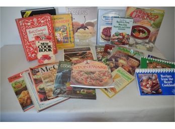 (#278) Vintage Cook Books And Magazines