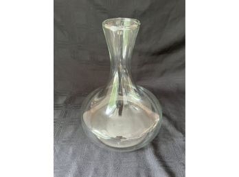 (#8) Glass Wine Decanter 12'H