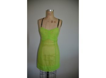 (#189) Malia Mills Lime Green Dress Size 4