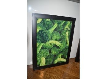 (#138) Pictured Broccoli Framed Picture