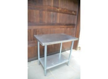 (#50) Stainless Steel Cart Table (no Wheels)