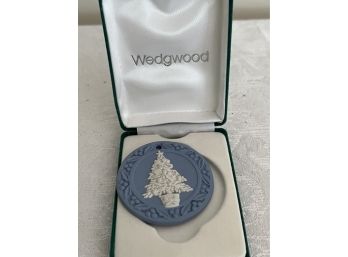 (#108) Wedgwood Christmas Tree Ornament In Box