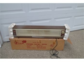 Vintage Titan Portable Electric Heater Model BB42A UL - Tested Works