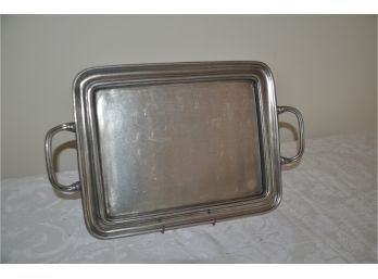 (#8) William Sonoma 95 Pewter Heavy Serving Tray