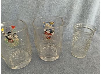 (#152) Disney World 2000 Celebration Drinking Glasses (2 Of Them)