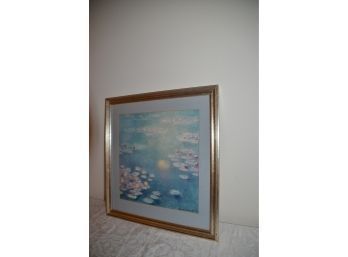 (#69) Claude Monet Water Lilies Gold Frame 20x18