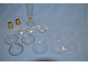 (#148) Mixed Assorted Candle Stick Holders And Wax Supporter Of Wax Dipping