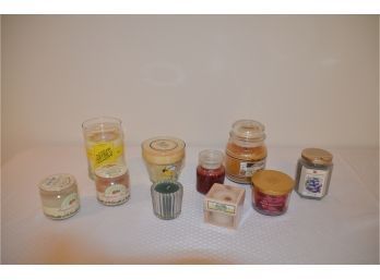 (#29) Assorted Jar Candles New Not Used