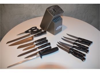 (#77) Cuisinart Classic 15 Piece Knife Block Set
