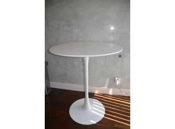(#9) Round Formica Top Bistro Table Metal Base 36'