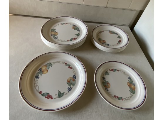 Corelle Plates  (10) Dinner Plates (9) Lunch Plates