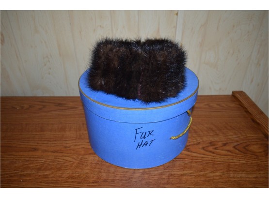 Mink Fur Hat Small With Box Ohrbech's USA