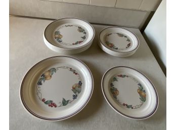 Corelle Plates  (10) Dinner Plates (9) Lunch Plates
