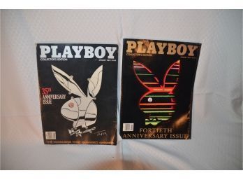 (#31) Playboy Collectors Edition 40th Anniversary 1994 Issue And 35th Anniversary 1989 Issue