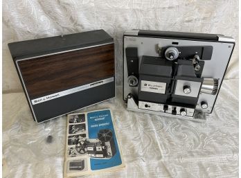 (#190) Vintage Bell And Howell Auto Load Movie Projector. Super * And 8mm Compatible - Like New
