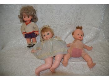 (#102) Vintage 1960's Dolls: Furga, Pebbles, Baby Doll