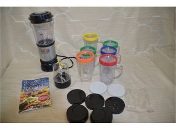 (#259) NEW Magic Bullet With Accessories And Pamphlet --- Never Used