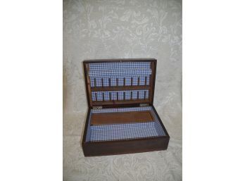 (#76) Wooden Sewing Notion Storage Box 14x10
