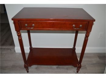 (#34) Console Entrance Side Accent Table 1 Top Drawer