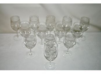(#3)Tiffany Wine Glasses Set Of 13