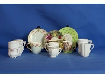 (#168) Assortment Of Mix And Match Vintage, Antique Tea Cups