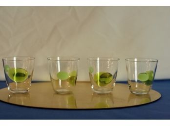 (#90) Set Of 4 Cocktail Glasses