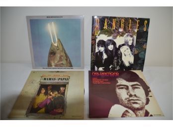 (#401) Record Albums - Bangles, Neil Diamond, Mama And Papas, Reo Speedwagon