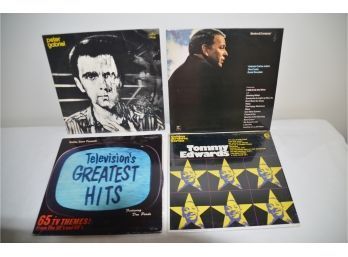 (#400) Record Albums - Peter Gabriel, Tommy Edwards, TV Greatest Hits