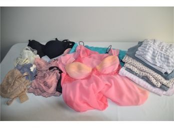 Lingerie And Small Bra, PJ's Size Small Bras 32D