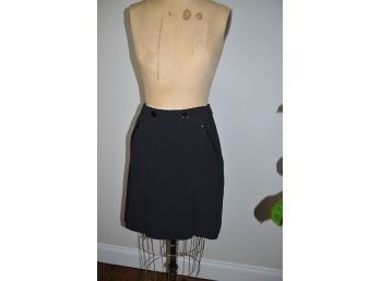 (#313) Karl Lagerfeld Black Dress Skirt Size 6 NEW With Tag