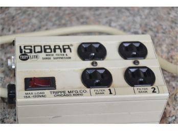 (#338) Isobar Tripp Lite  4 Outlet Cord Strip Surge Protector
