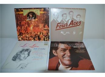 (#316B) Record Albums (dean Martin, Four Aces, David Johnsen, Julie London