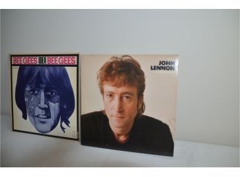 (#407) Record Albums - Beegees 'Idea', John Lennon