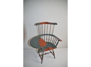 (#296) Wood Doll Desk Chair By Upper Deck Ltd. Solid Quality