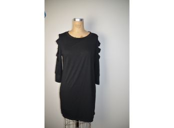(#263) Design Lab Black Dress Size Large