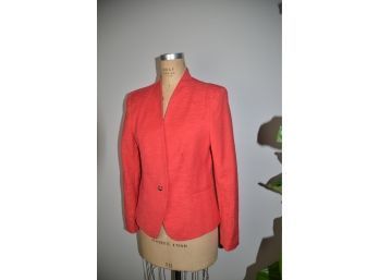 (#310) Loft Blazer Red Orange Size 12
