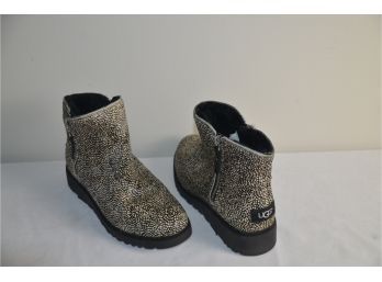 (#227) Ugg Leopard Bootie Boots Size 7.5