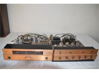 Vintage Harman Kardon Model A250 Tube Stereo Receiver Not Test Parts Or Fix